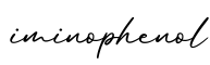 单词iminophenol书写