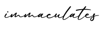 单词immaculates书写