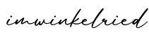 单词imwinkelried书写