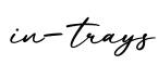 单词in-trays书写