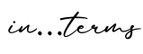 单词in...terms书写