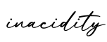 单词inacidity书写