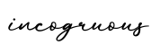 单词incogruous书写