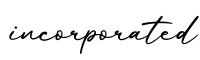 单词incorporated书写