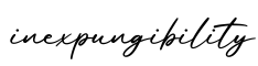 单词inexpungibility书写