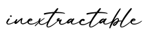 单词inextractable书写