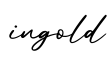 单词ingold书写