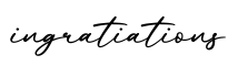 单词ingratiations书写