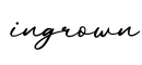 单词ingrown书写