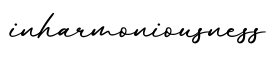 单词inharmoniousness书写