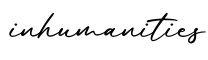 单词inhumanities书写