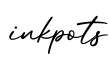 单词inkpots书写