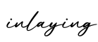 单词inlaying书写