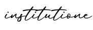 单词institutione书写