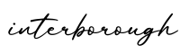 单词interborough书写
