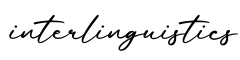 单词interlinguistics书写