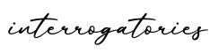 单词interrogatories书写
