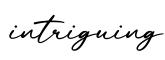 单词intriguing书写