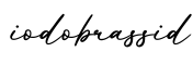 单词iodobrassid书写