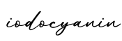单词iodocyanin书写