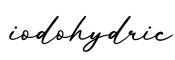 单词iodohydric书写