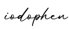 单词iodophen书写