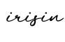 单词irisin书写