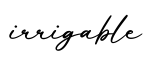 单词irrigable书写