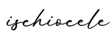 单词ischiocele书写
