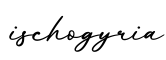 单词ischogyria书写