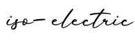 单词iso-electric书写