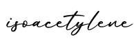 单词isoacetylene书写