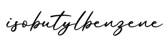 单词isobutylbenzene书写