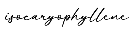单词isocaryophyllene书写