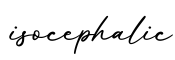 单词isocephalic书写