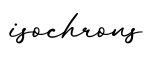 单词isochrons书写
