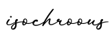 单词isochroous书写