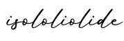 单词isololiolide书写