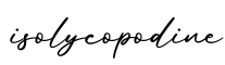 单词isolycopodine书写
