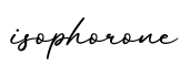 单词isophorone书写