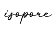 单词isopore书写