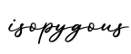 单词isopygous书写