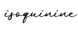 单词isoquinine书写
