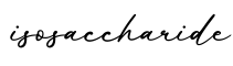 单词isosaccharide书写