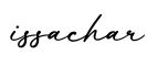 单词issachar书写