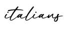 单词italians书写