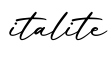 单词italite书写