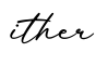单词ither书写