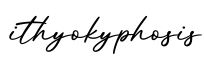 单词ithyokyphosis书写