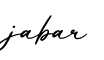 单词jabar书写